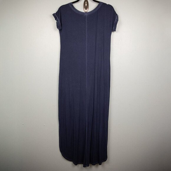 Cato navy flower and butterfly graphic print maxi dress-SP - Picture 5 of 5